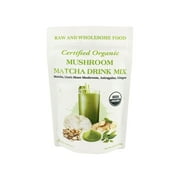 Cherie Sweet Heart Mushroom Matcha | Powder Drink Mix | Great Substitute for Coffee | Organic, Non-GMO, Vegan, Gluten-Free | 4.23 oz Bag