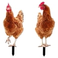 thumbnail image 4 of Milisten 2Ud Stakes De Gallina Para Césped En Acrílico Marrón Con Punta Para Exterior, 4 of 7