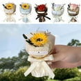 thumbnail image 7 of Uutvmp Mini Soap Rose Flower Bouquet for Valentine's Day Gift, Mini Pocket Meet Small Bouquet Rose Sunflower Everlasting Flowers, Artificial Preserved Flower for Her Women Girls Mom, 7 of 7