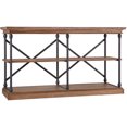 thumbnail image 4 of Weston Home Cabana Wood and Metal Console Table, Brown, 4 of 4