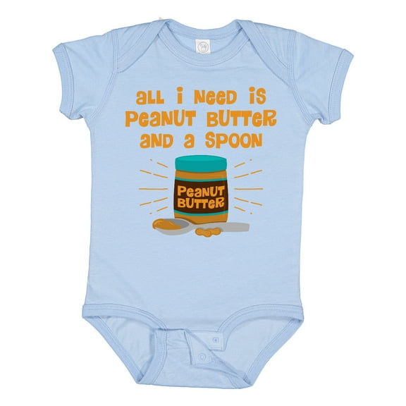 Inktastic Peanut Butter Spoon Boys or Girls Baby Bodysuit