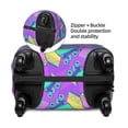 thumbnail image 2 of Kdxio Disco Roller Skates Pattern Luggage Cover for Travel,Elastic and Durable,Fits 18-32 Inch,Anti-Scratch Suitcase Protector-No luggage included, 2 of 5