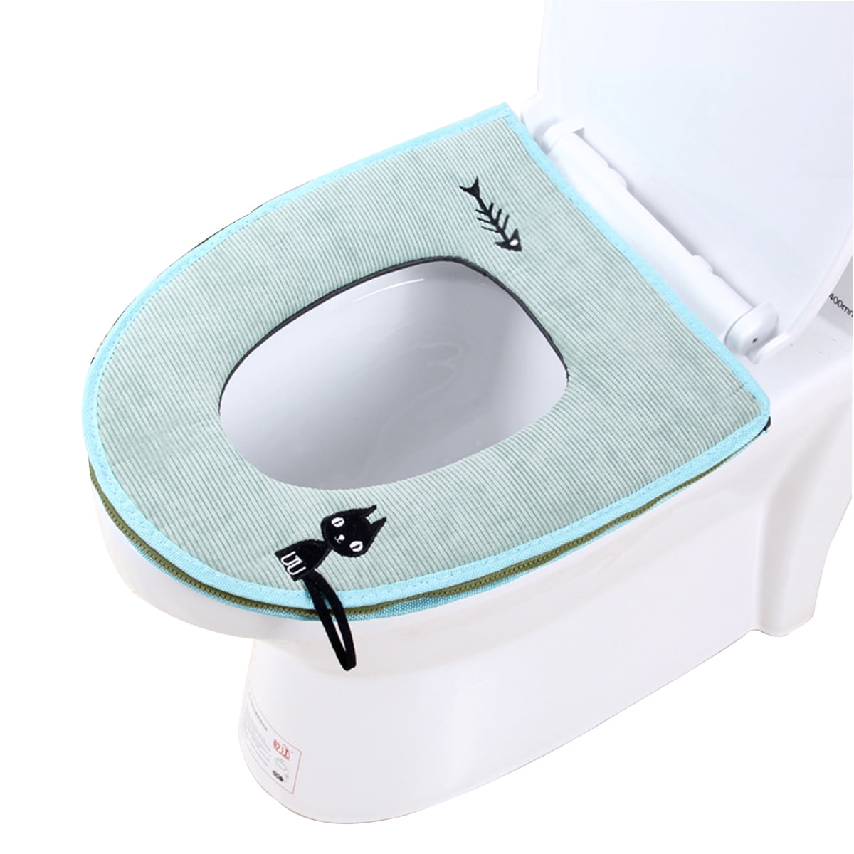 Bathroom Toilet Seat Closestool Washable Mat Cover Pad Cushion Decor Solid Warm 