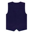 thumbnail image 3 of Freebily Kids Boys Girls Button Volunteer Vest Color V-Neck Sleeveless Waistcoat Activities Uniform Navy Blue M, 3 of 5