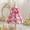 Hot Pink, variant on NAISIBABY Girls Princess Dress, Sleeveless Bow Floral Satin Elegant Wedding Birthday Dress Prom Maxi Dress Hot Pink 120