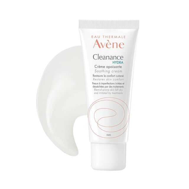 AVENE Cleanance Hydra, Crema Facial Hidratante y Calmante para Piel Grasa, con Glicol, 40 ml