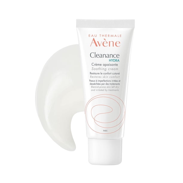 AVENE Cleanance Hydra, Crema Facial Hidratante y Calmante para Piel Grasa, con Glicol, 40 ml