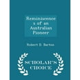 thumbnail image 1 of Reminiscences of an Australian Pioneer - Scholar's Choice Edition (Paperback), 1 of 1