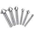 thumbnail image 5 of Brocas Para Avellanar, Paquete De 6, Avellanador De Metal, Avellanador De Madera, Cortador De Bisel Hss, Broca Avellanadora De 90 Grados, Herramienta De Biselado De Metales Para Bricolaje Y Cons, 5 of 5