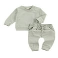 thumbnail image 1 of Baby Sets Long Sleeve Pullover Side Pockets Drawstring Trousers, 1 of 6