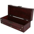 thumbnail image 5 of Caja de almacenamiento vintage, organizador de adornos de joyería de estilo antiguo, cofre del tesoro Retro6702 rojo, 5 of 5