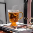 thumbnail image 2 of jifeng Creative Glass Mug Large Capacity with Handle Heat-Resistant Milk Cup Juice Mugs Orange, 2 of 7