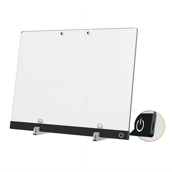 Acrylic LED Drawing Board, LED Note Message Board with 7 Vibrant Colors, Holiday Trendy Gift, 11.81"X 15.75"