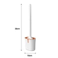 thumbnail image 2 of Juego de escobilla y soporte para baño, escobilla de silicona para inodoro, escobillas para inodoro MFZFUKR BST3020274-3, 2 of 6