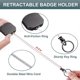 thumbnail image 2 of 4Pcs Heavy Duty Retractable Badge Holder Reel, for Name Card Keychain, 2 of 5