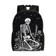 thumbnail image 1 of Balery Vintage Black white Plant skull Mochila - Mochila Estilosa y Duradera para Laptop de 15 Pulgadas con Tela Oxford Impermeable, 1 of 8
