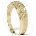 thumbnail image 3 of Pompeii Mens 1/6ct Yellow Gold Diamond Wedding Ring Band (G/H,I2), 3 of 5