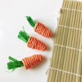 thumbnail image 3 of 3PCS Hamster Carrot Toy Interesting Grass Small Pet Chew Toy Hamster Bite Toy, 3 of 10