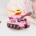 thumbnail image 4 of Tank Toy, Tank Toy Rotatable Turret Inertia Tank Truck Toy with Sound and Light Effects for Kids, 4 of 7