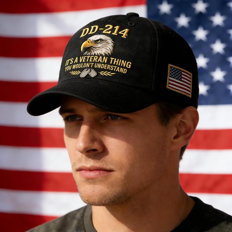 DD-214 Hats Veteran Baseball Cap Army Veteran Hat  display picture 3
