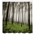 thumbnail image 3 of Ambesonne Shower Curtain, , 69"Wx70"L, Green Brown, 3 of 5