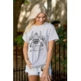 thumbnail image 4 of Illuminati Pyramid All Seeing Eye Women's Plus Size Graphic Tee Brisco Brands 2X, 4 of 5