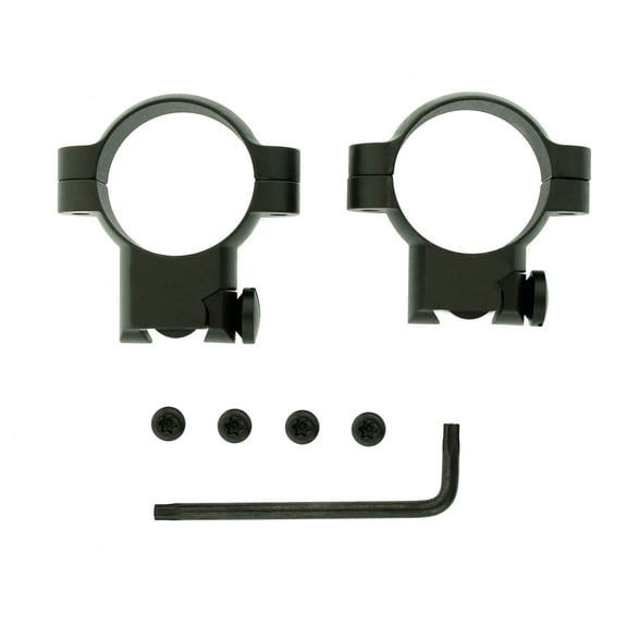 Leupold Ruger M77 Ring Mounts 30mm High Matte Black