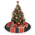 thumbnail image 4 of Falda de árbol de Navidad con flecos y felpa de los Bengals, decoración interior navideña con los colores del equipo de fútbol, colores brillantes, fácil de instalar, el mejor regalo para los, 4 of 8
