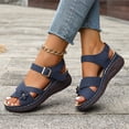 thumbnail image 5 of YOUYEDIAN Orthopedic Casual Sandals for Women Arch Support Summer Flat Sandals Wide Width Non Slip Slip on Orthopedic Slippers Beach Vacation 2026 Foam Shoes, 5 of 6