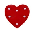 thumbnail image 2 of Valentine's Day Heart Shaped LED Marquee Sign Light Up , Battery Powered LED Lights for Night Light, Wedding, Birthday, Party, Christmas or Home Decor, 2 of 6