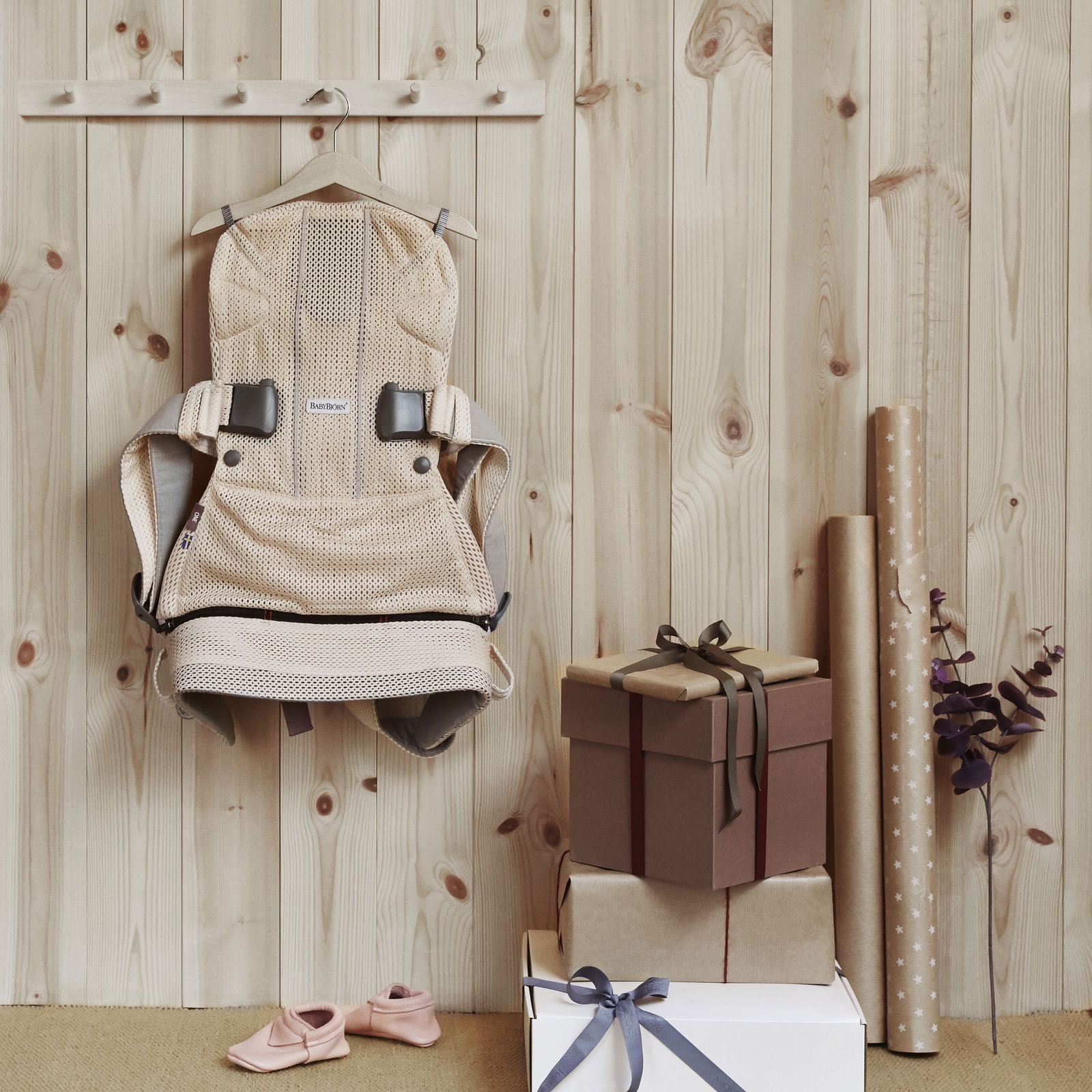 Ergonomic BabyBjorn Baby Carrier One Air, Wearable 3D Mesh