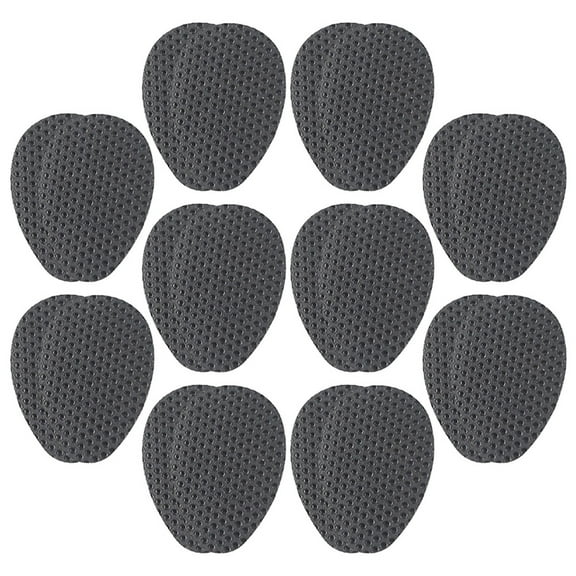 MERRYHAPY 10Pairs Non Slip Black Sole Protector Pads for Shoes Noise Reduction High Heel Cushions