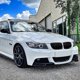 thumbnail image 4 of Glossy Black Front Bumper Lip Splitter Spoiler with Corner Cover Trim for BMW E90 320i 330i, 4 of 5