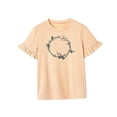 thumbnail image 4 of Camiseta para mujer con cuello redondo, camisetas de verano para viajes, desplazamientos, compras, caminar XL, 4 of 7