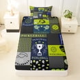 thumbnail image 3 of Erosebridal Pickleball Sport Theme Kids Twin Sheet Sets,Ball Games Trophy Bedding For Boys 3pcs, 3 of 6