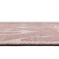 thumbnail image 3 of Unique Loom Outdoor Coastal Collection Area Rug - Ahoy (3' 1" x 5' 3" Oval Pink/Ivory), 3 of 8