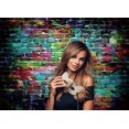 thumbnail image 5 of WOLADA 7x5FT Colorful Brick Wall Photography Backdrop Graffiti Backdrop Party Decoration Photo Background Studio Prop, 5 of 5