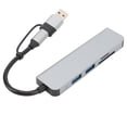 thumbnail image 1 of Hub USB, Velocidad Multipuerto 5 En 1 USB Tipo C Hub 3 Puertos De Datos USB3.0 Para Tabletas, 1 of 7