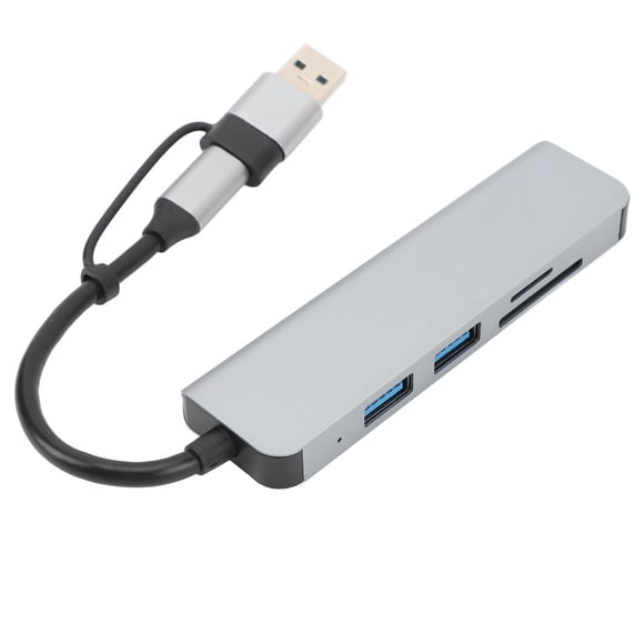 Hub USB, Velocidad Multipuerto 5 En 1 USB Tipo C Hub 3 Puertos De Datos USB3.0 Para Tabletas