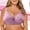 Purple, variant on Women's Seamless Sling Thread Beautiful Back Wrapping Chest Tube Top Lace Edge Bottoming No Steel Ring Sports Bra Womens Running Bra Compression Sports Bra Wireless Full Coverage Bras for Women Sports
