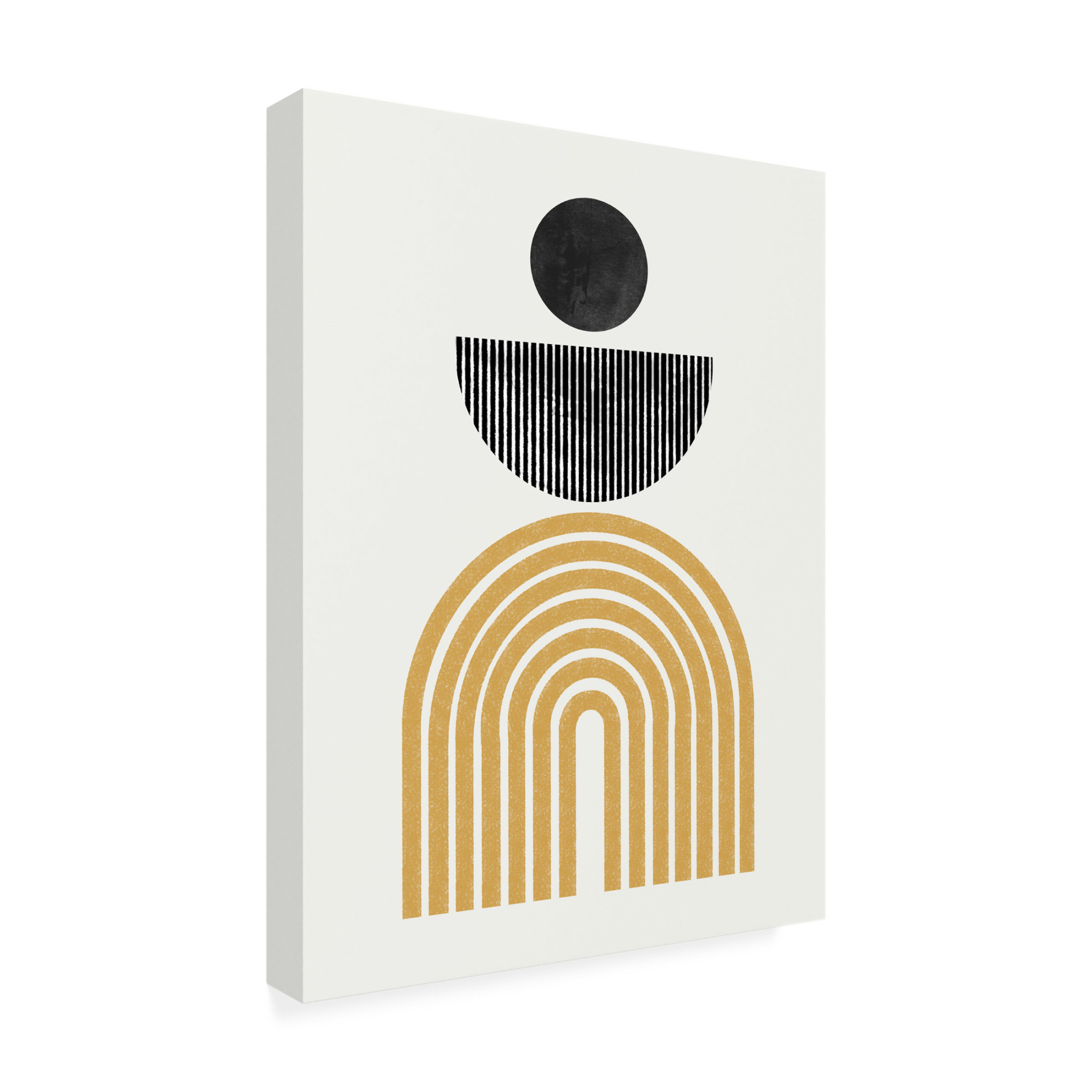 Trademark Fine Art THE MIUUS STUDIO Midcentury Composition Canvas Wall Art