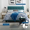 thumbnail image 4 of Modway Amira Full Modern Upholstered Polyester Fabric Bed in Teal Blue, 4 of 8