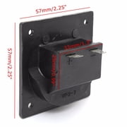 Lindmeyers DSP Crossover Subwoofer 2-Wire Way Square Speaker Box, Black, 90x78mm, 60g