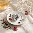 thumbnail image 6 of Tea Infuser Heart Shaped Stainless Steel for Filter Bags Valentine Gift, 6 of 9