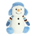 thumbnail image 2 of Aurora - Medium White Holiday - Land of Lils 8.5" Aspen Snowman - Festive Stuffed Animal, 2 of 5