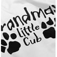 thumbnail image 5 of Grandmas Little Cub Grandchild Paws Romper Boys or Girls Infant Baby Brisco Brands 18M, 5 of 7