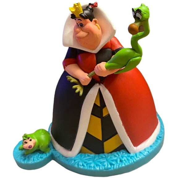 Alice In Wonderland Queen Of Hearts Flamingo Hedgehog 4” PVC CAKE TOPPER Figure
