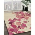 thumbnail image 3 of Ahgly Company Machine Washable Indoor Square Transitional Vanilla Gold Area Rugs, 8' Square, 3 of 7