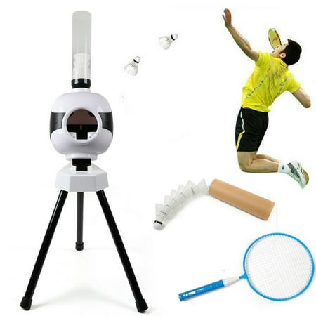 OUKANING Badminton Serve Robot Trainer Shuttlecock Launcher Automatic Training Machine 4-6s/ball
