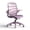 Purple, variant on S-HOME Modern Ergonomic Mesh Back Office Chair With Fireproof Nylon Fabric, Rotating Design And Gas Lift For Support, Adjustable Height And Flip-Up Armrests For Home Offices, Red
